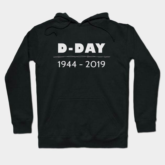 D-Day 75 Year Anniversary Hoodie by SeattleDesignCompany